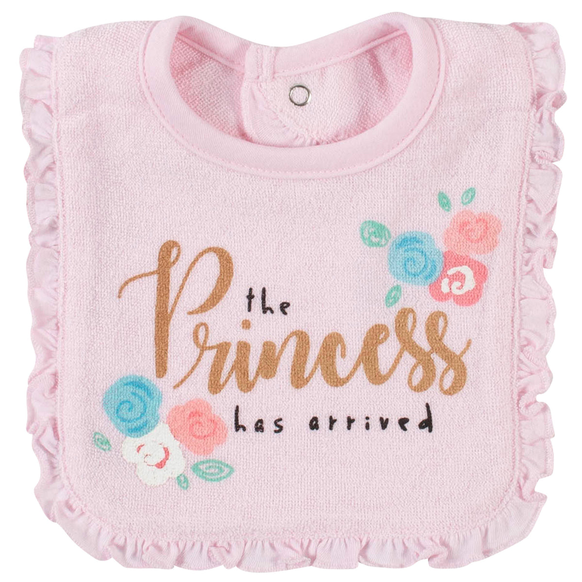 3-Pack Baby Girls Princess Bibs, view 2