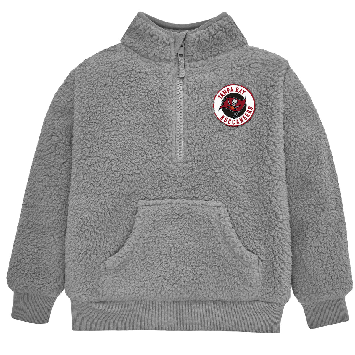 Infant & Toddler Boys Buccaneers 1/4 Zip Sherpa Top