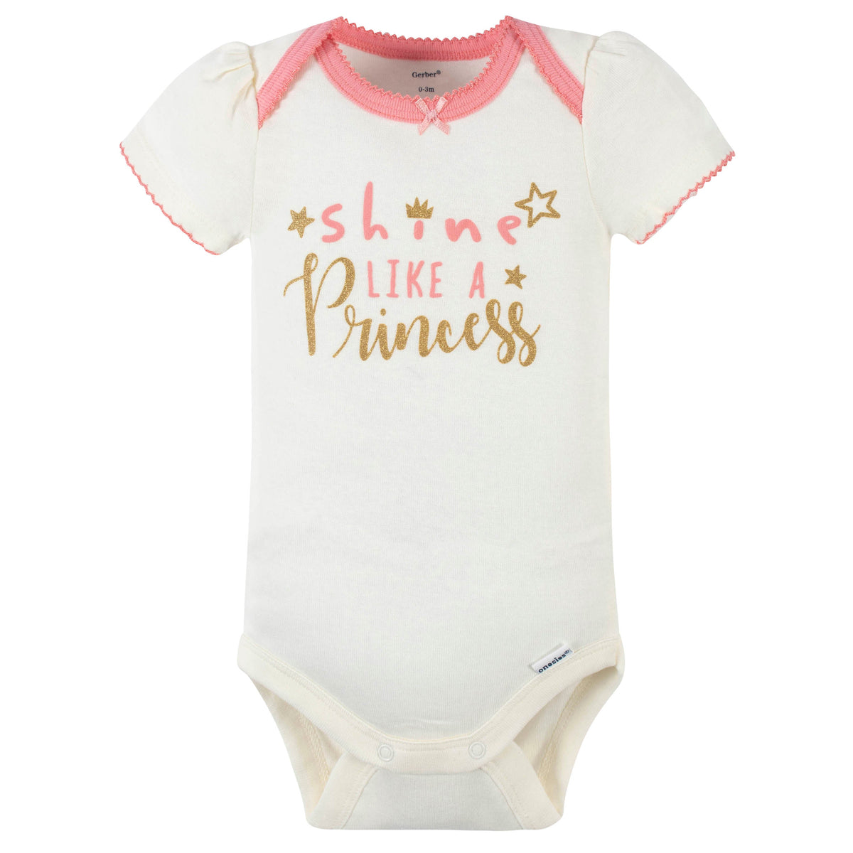 4-Piece Baby Girls Princess Outfit Set, view 4