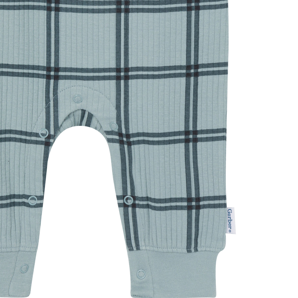 Baby Boys Plaid Romper, view 4