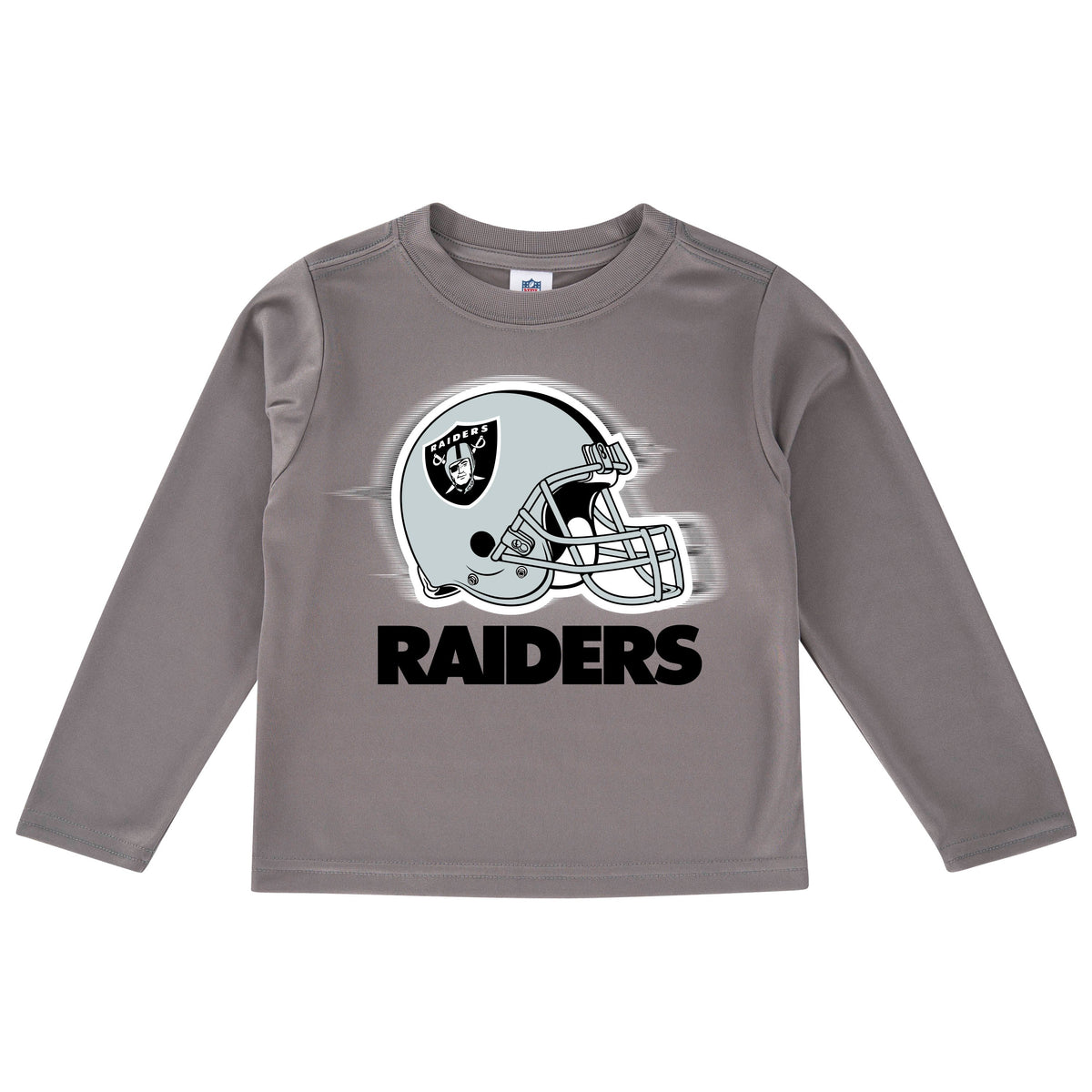 Las Vegas Raiders Toddler Boys Long Sleeve Logo Tee