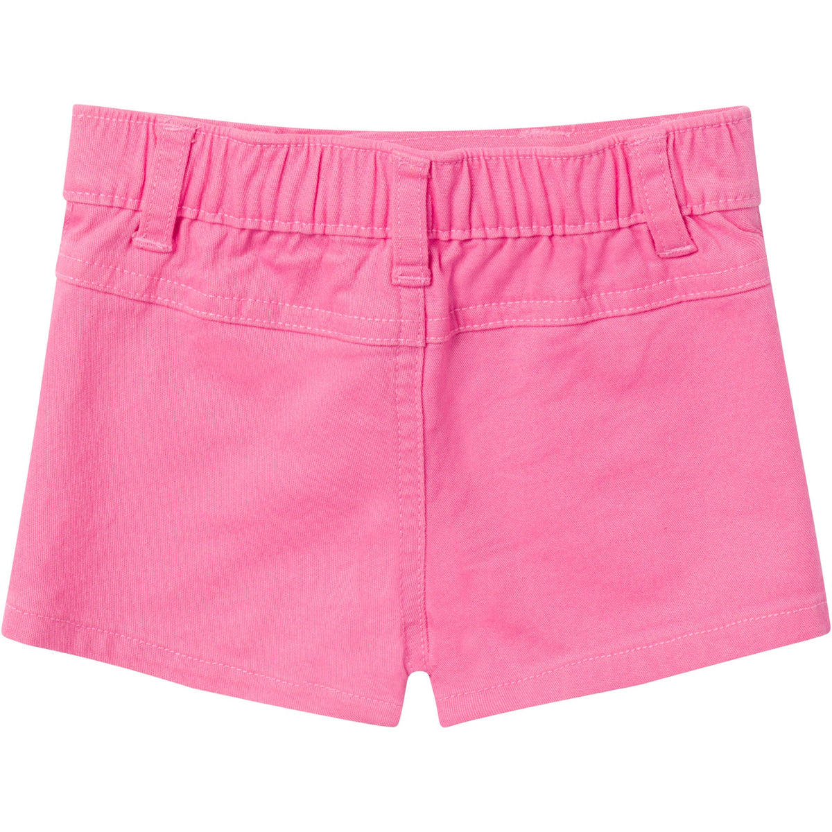 Baby & Toddler Girls Pink Twill Shorts, additional view 1