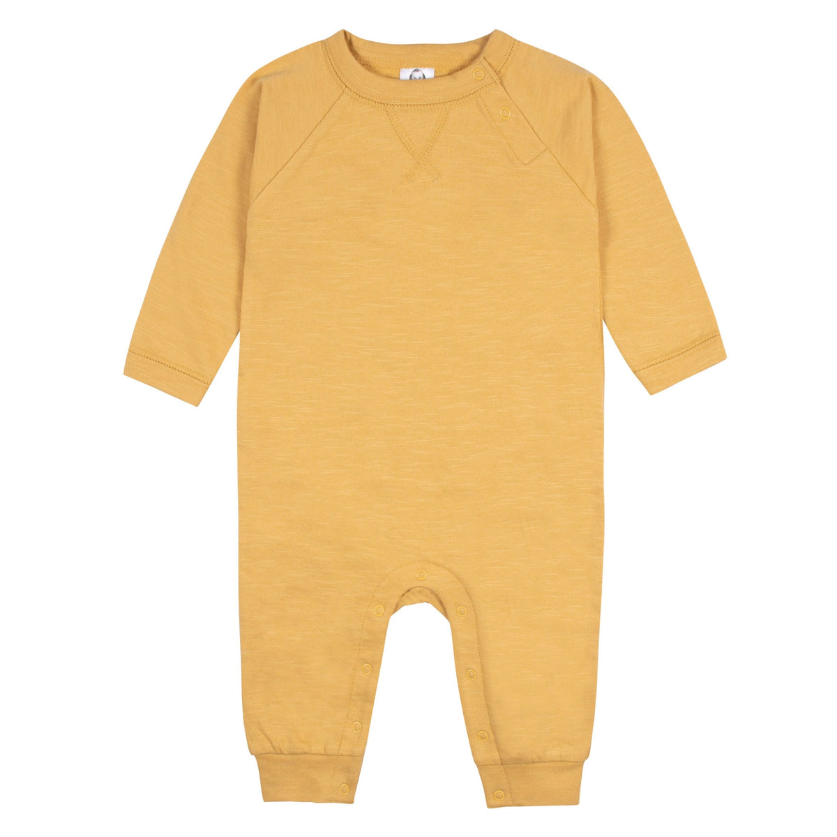 2-Pack Baby Boys Grey/Yellow Raglan Sleeve Romper, additional view 1