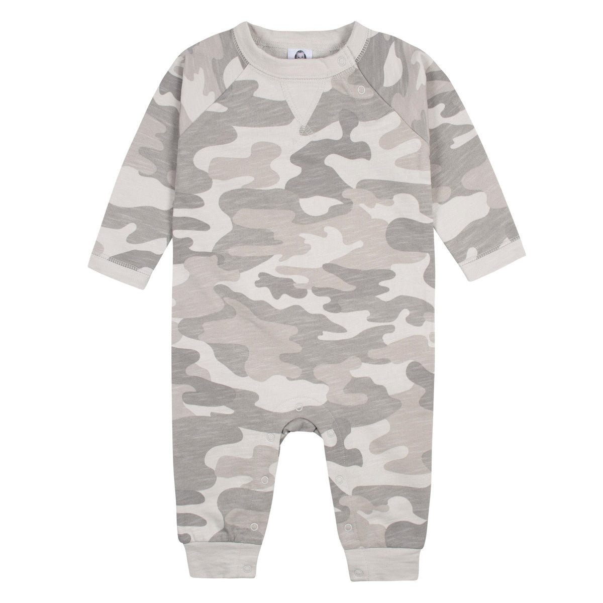 2-Pack Baby Boys Grey/Yellow Raglan Sleeve Romper, additional view 2