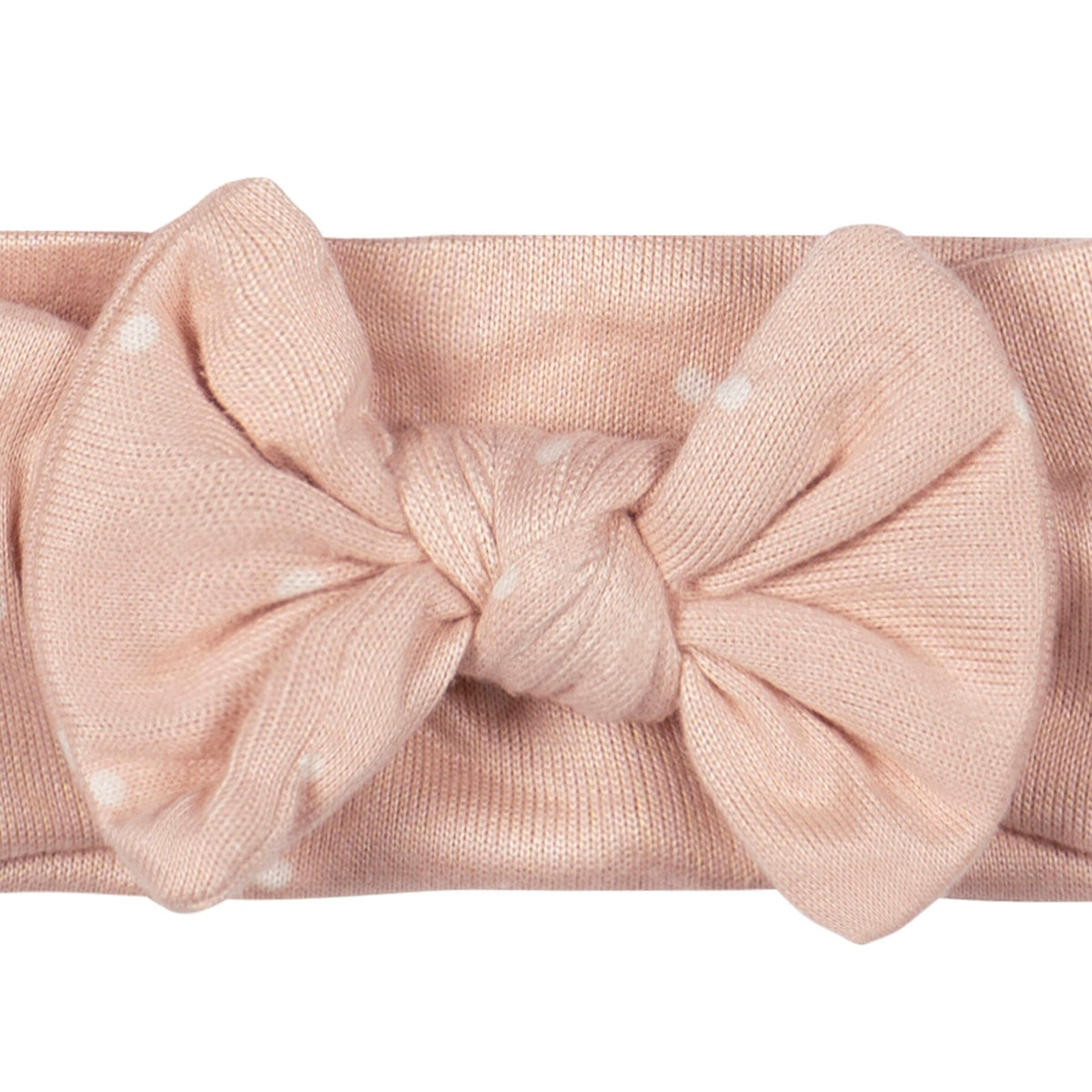 2-Piece Baby Girls Pear Floral Swaddle and Headband Set, close-up detail 1