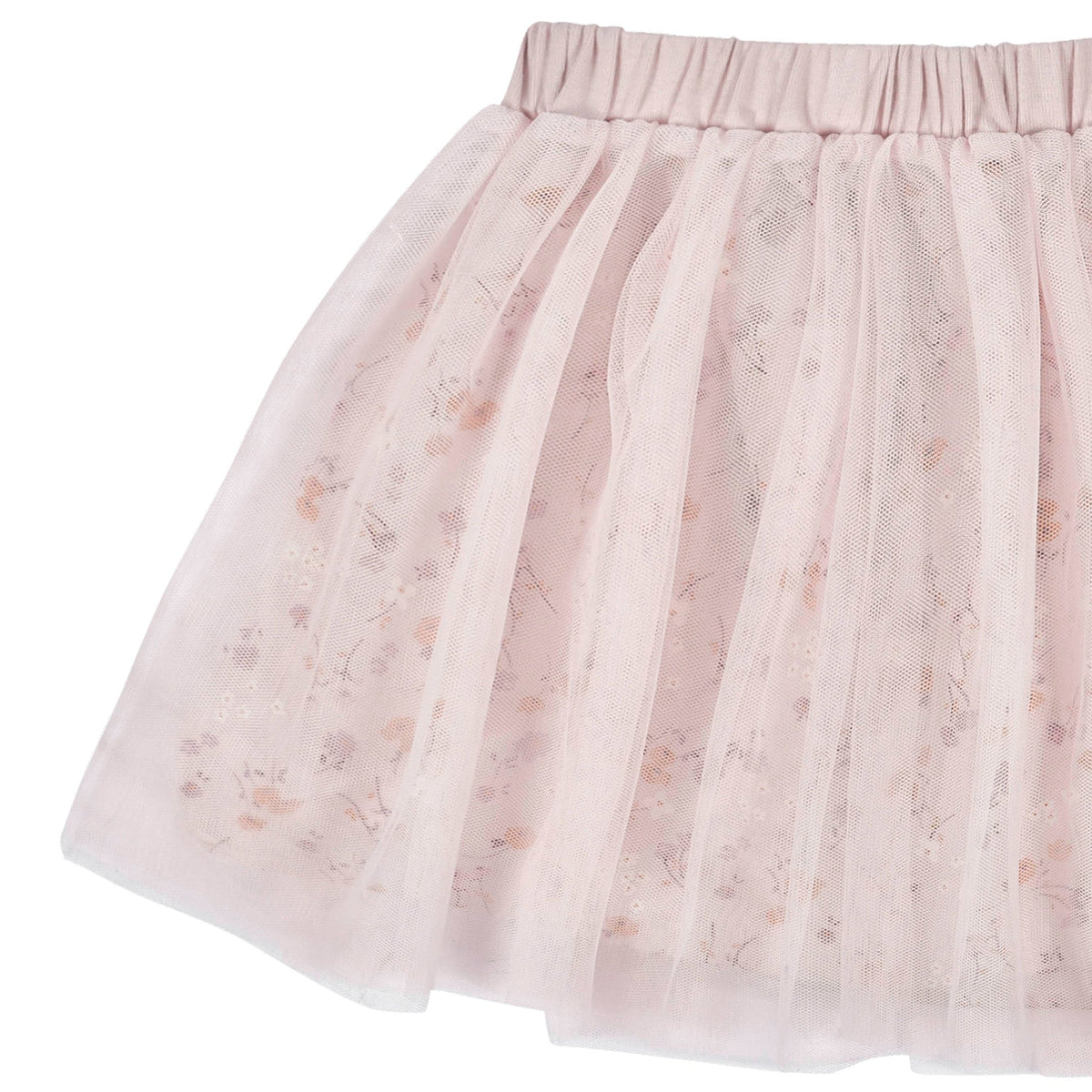 CASE of : 3-Piece Toddler Girls Woodland French Terry Top, Tulle Tutu, & Legging Set, close-up detail 2