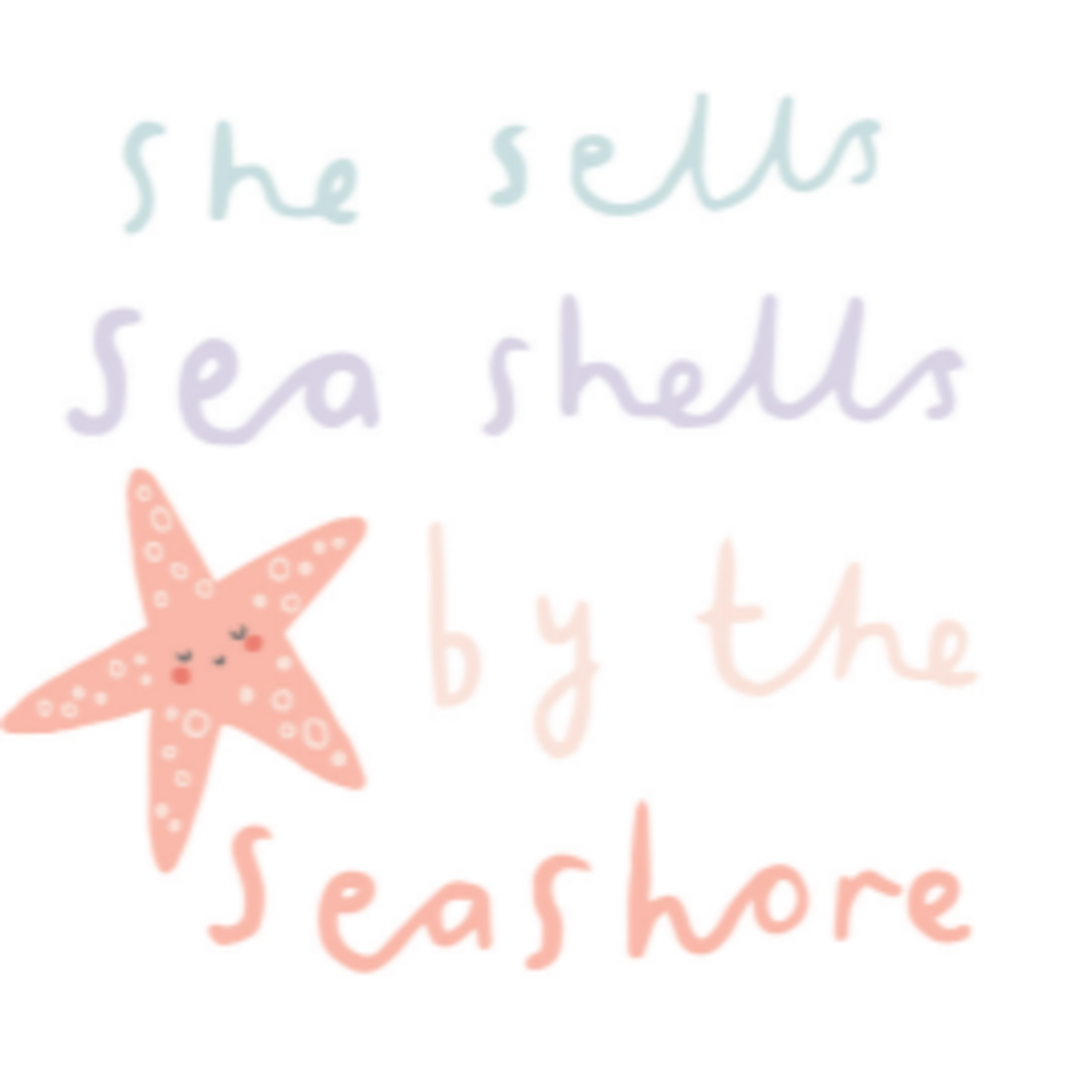 4-Piece Baby Girls Sea Shells Set, close-up detail 1