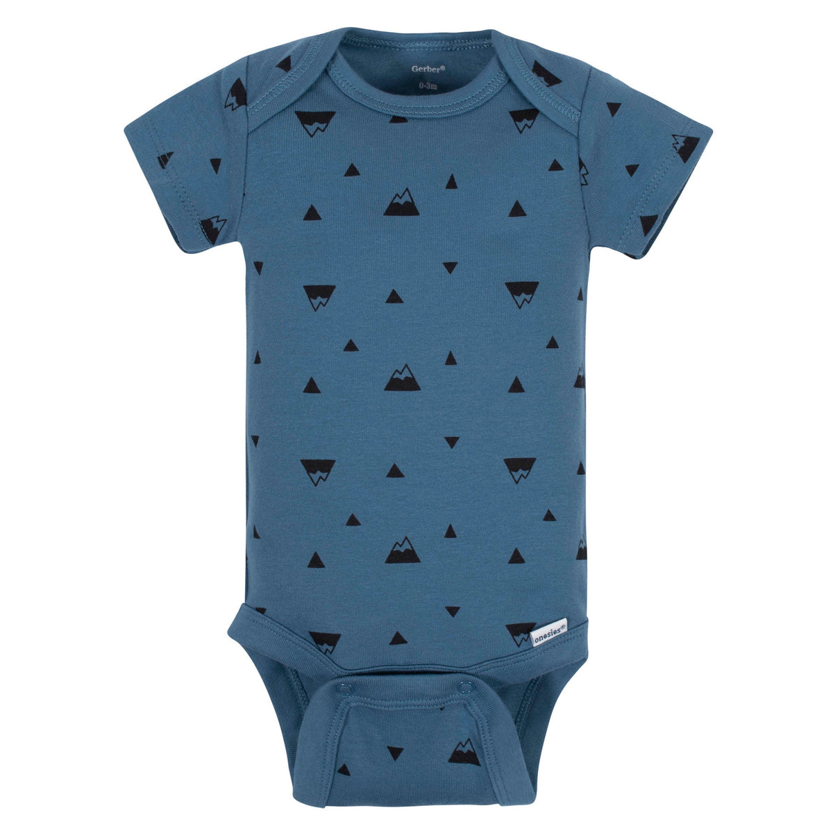 5-Pack Baby Boys Badger Organic Short Sleeve Onesies Bodysuits, additional view 1