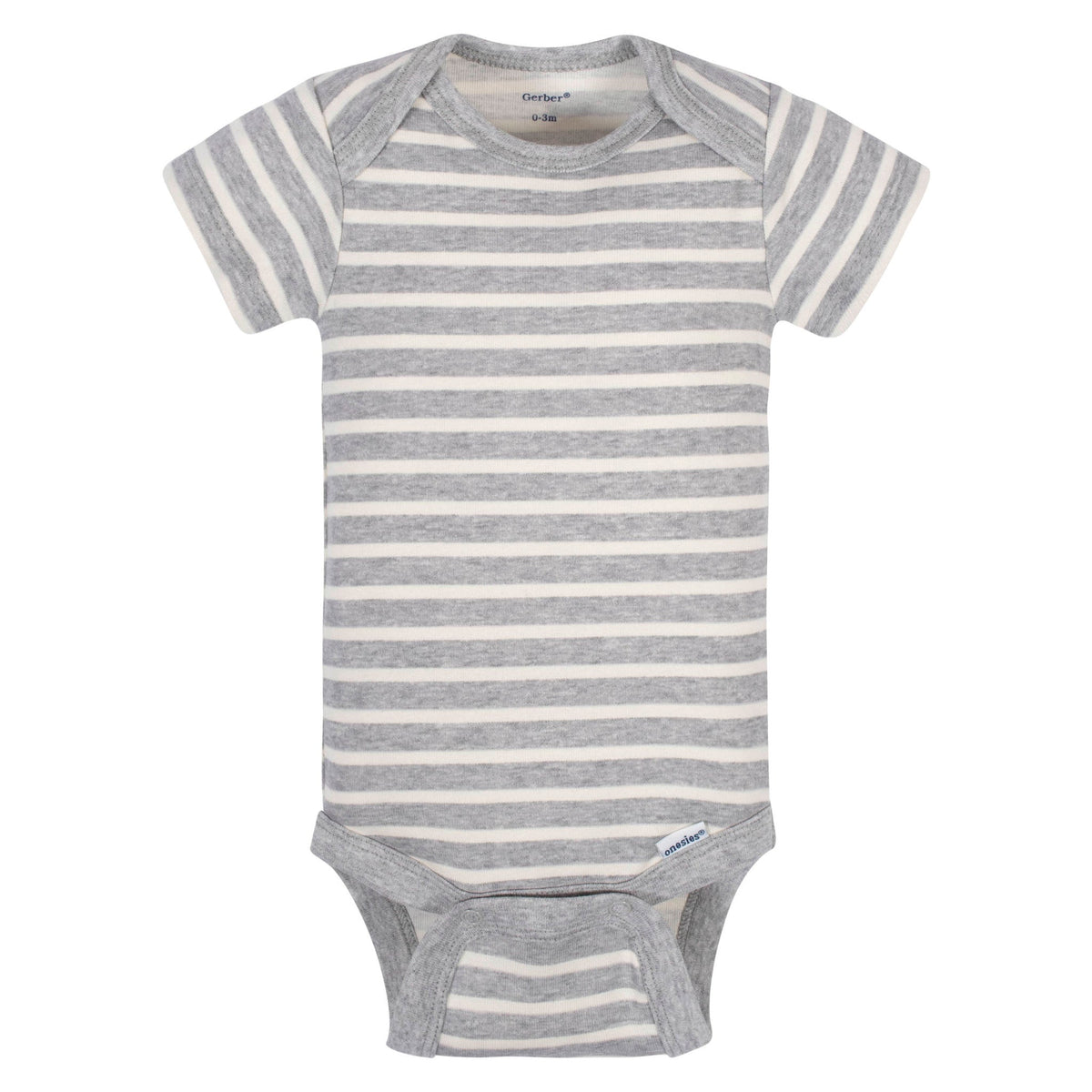 5-Pack Baby Boys Badger Organic Short Sleeve Onesies Bodysuits, additional view 2