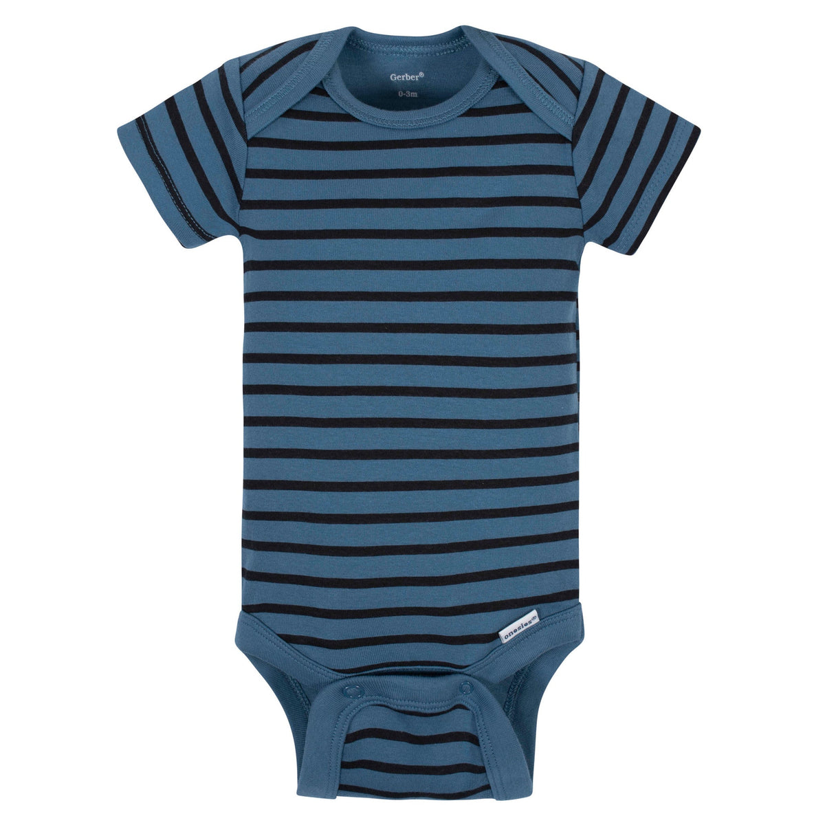5-Pack Baby Boys Badger Organic Short Sleeve Onesies Bodysuits, additional view 4