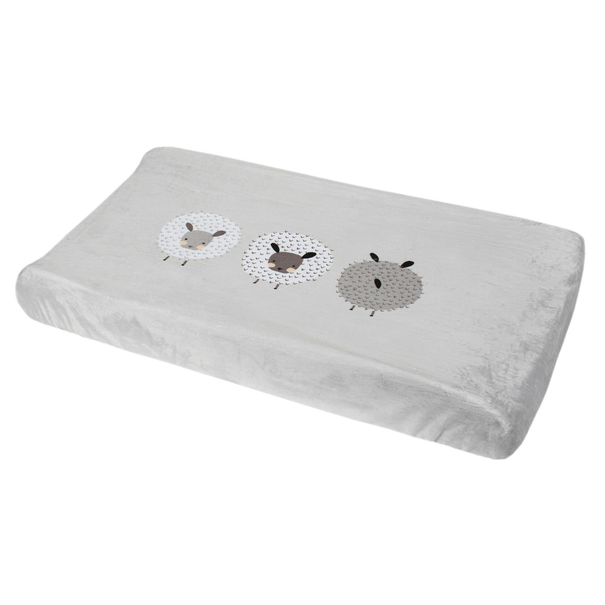Baby Neutral Counting Sheep Changing Pad Cover