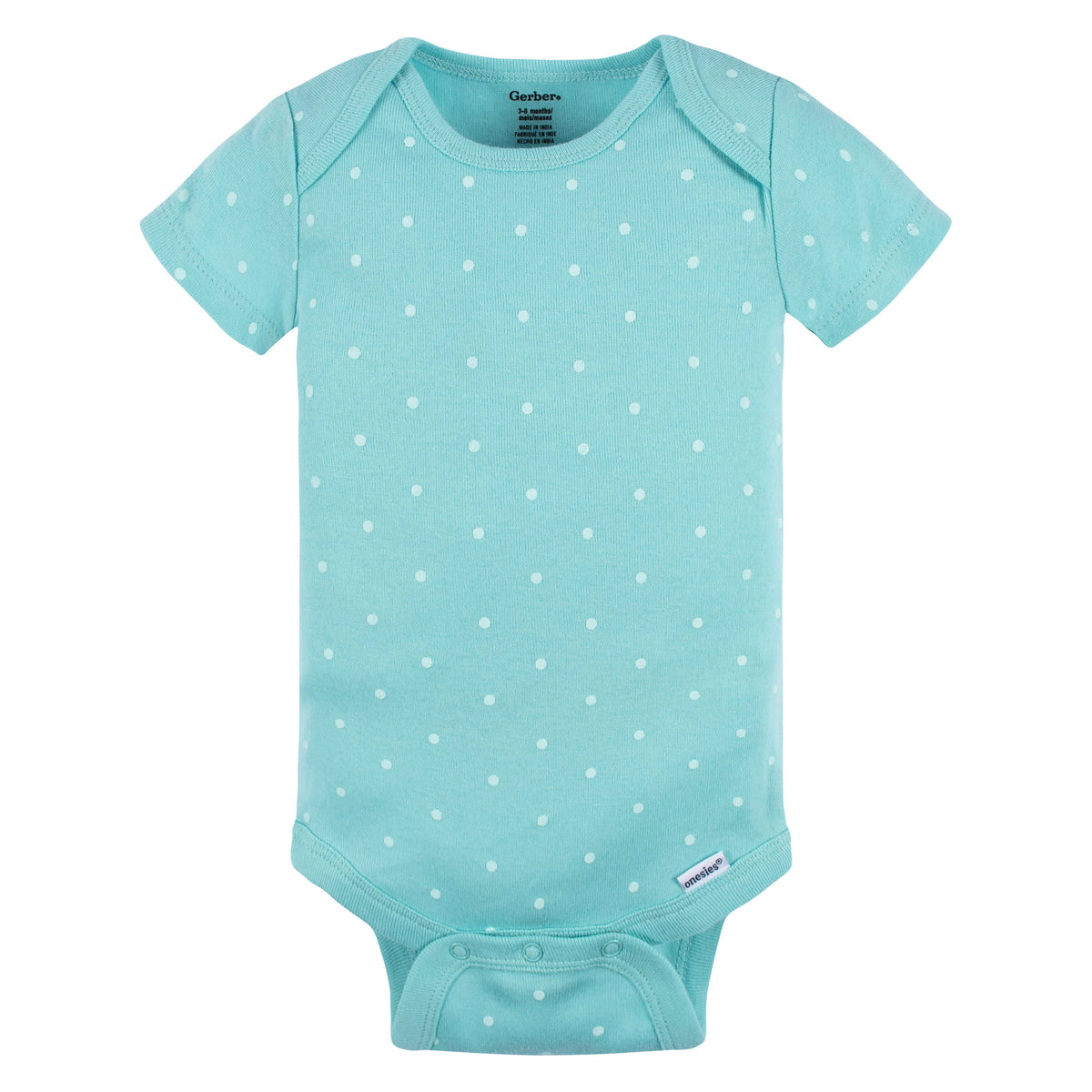 4-Pack Baby Girls Bee Petals Short Sleeve Onesies Brand Bodysuits, view 8