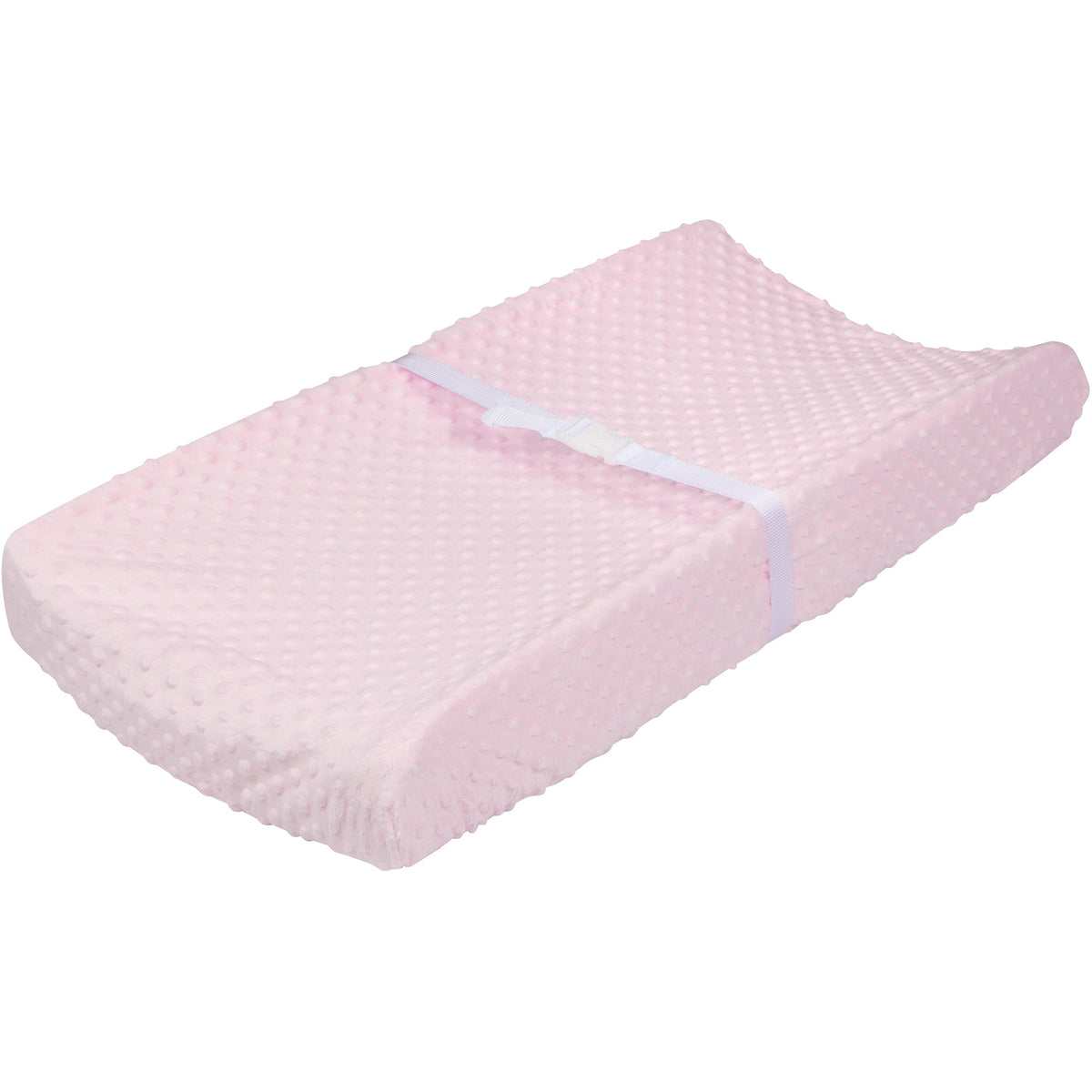 Baby Girls Dotted Light Pink Changing Pad Cover