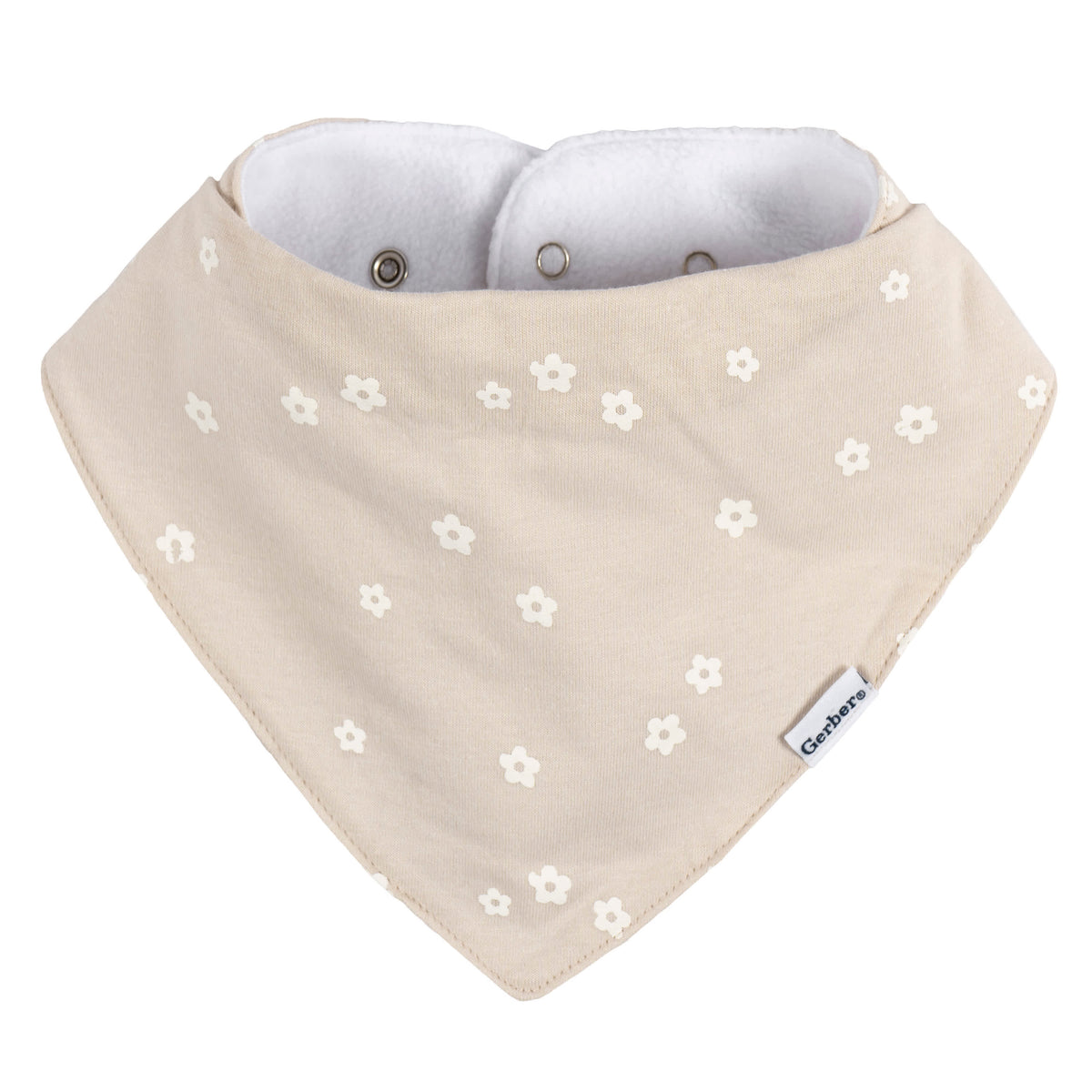 10-Pack Baby Girls Multi Pink Bandana Bib, view 6