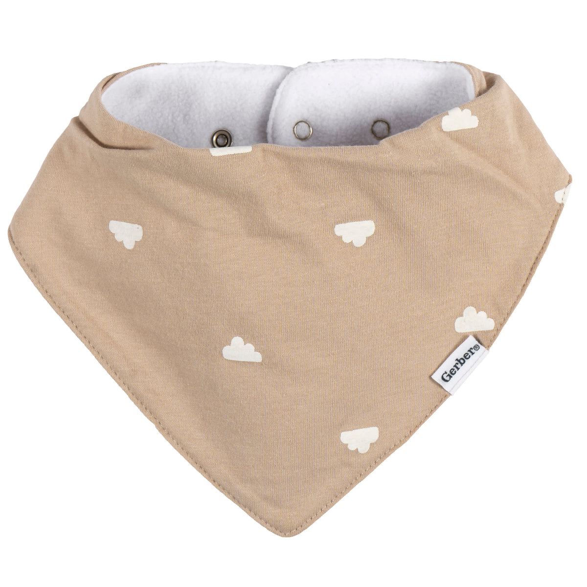 10-Pack Baby Neutral Multi Rust Bandana Bib, view 7