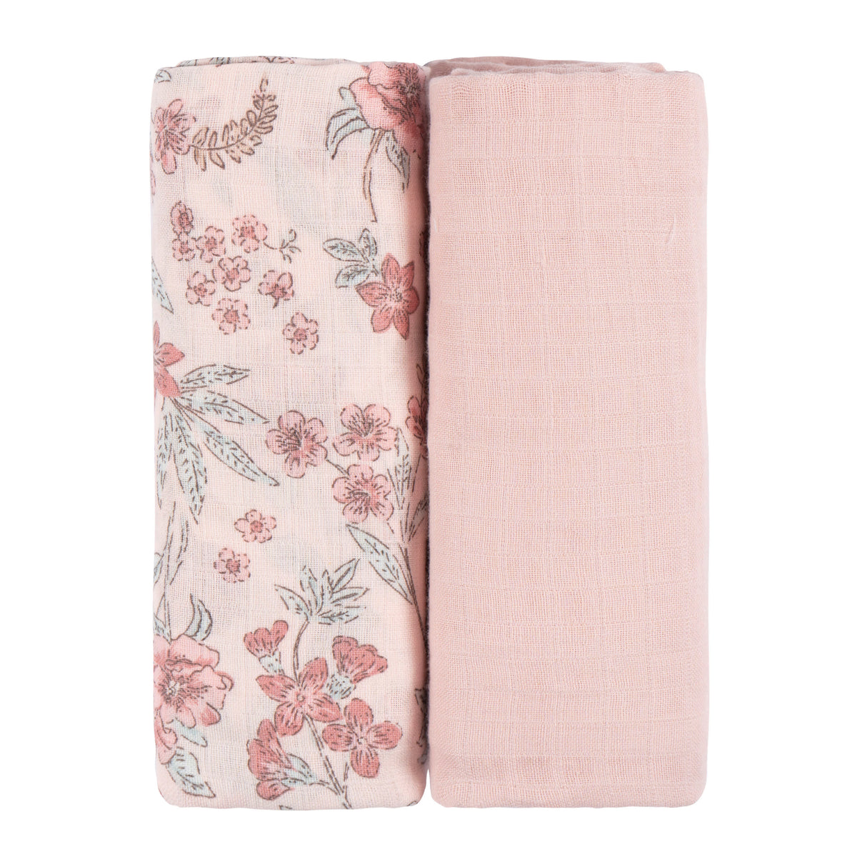 2-Pack Baby Girls Pink Swaddle Blanket, view 4
