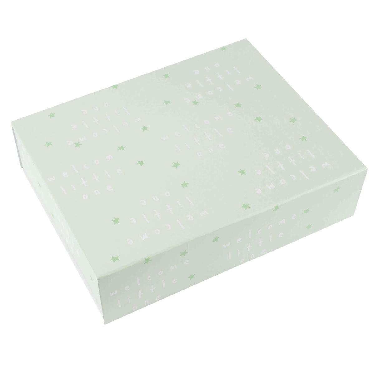 Green "Welcome Little One" Deluxe Gift Box