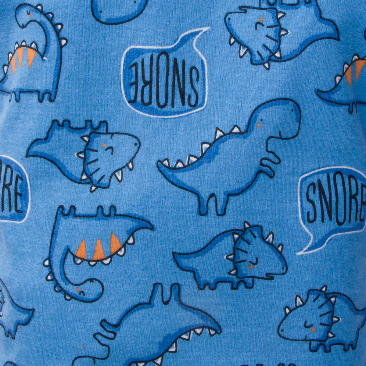 4-Piece Boys Dino Snug Fit Cotton Pajamas, view 2