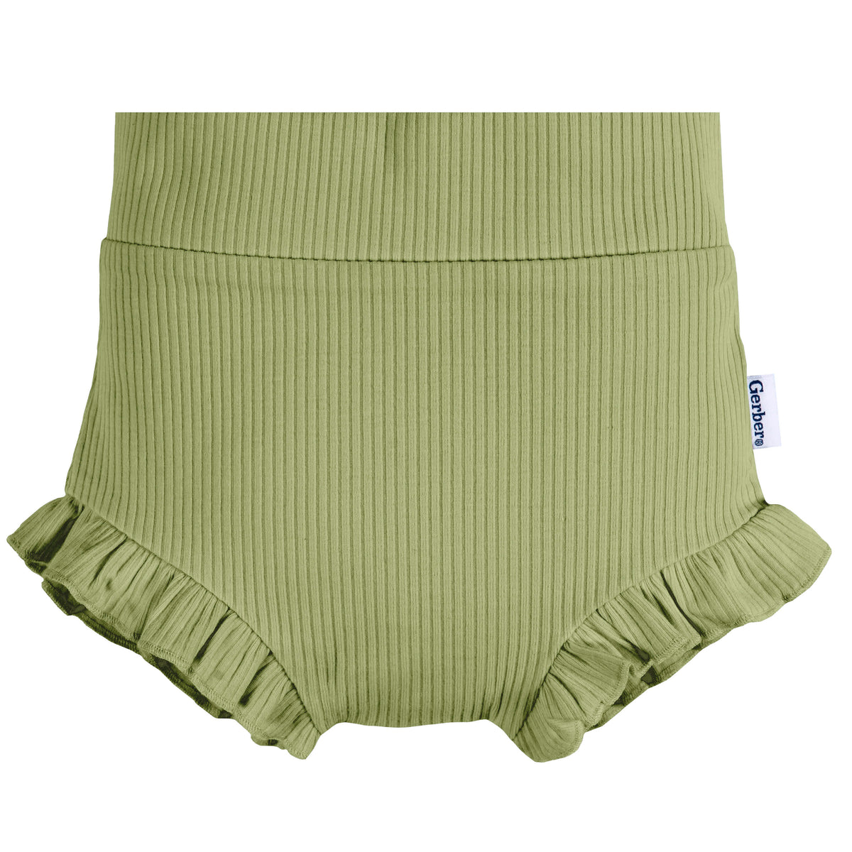 3-Pack Baby Girls Floral/Yellow/Green Bubble Short, view 2