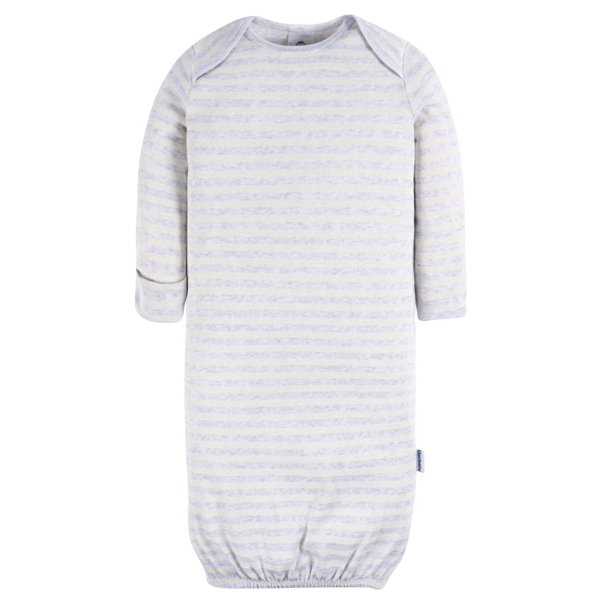 4-Pack Baby Neutral Eucalyptus Otters Gowns, view 2