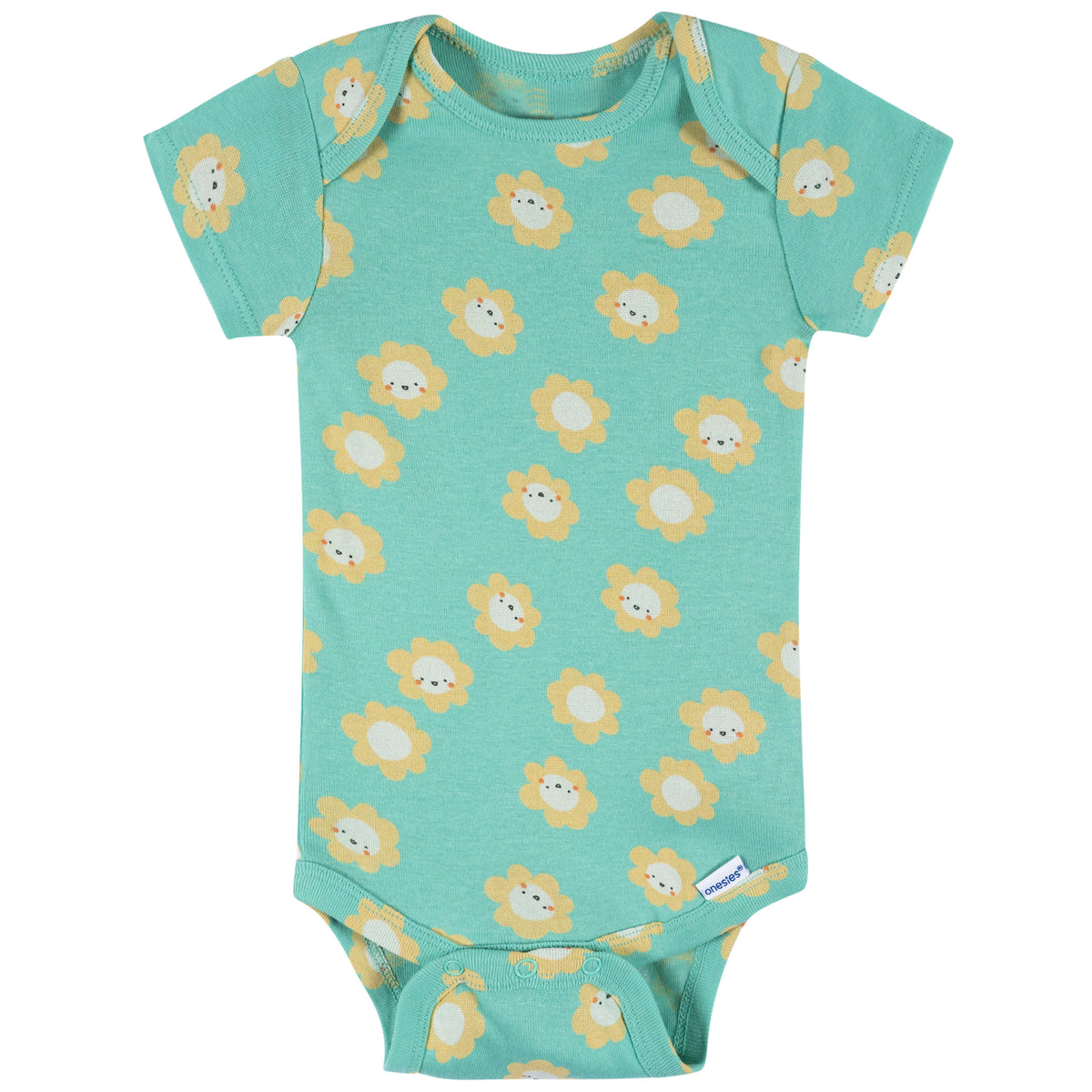8-Pack Baby Girls Good Days Short Sleeve Onesies Bodysuits, view 2