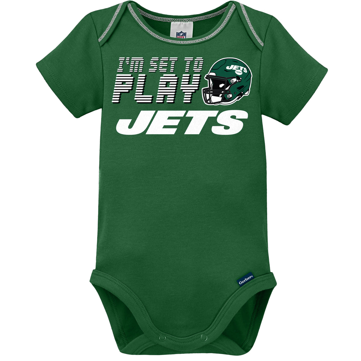 3-Piece Baby Boys Jets Bodysuit, Sleep 'N Play & Cap Set, view 4