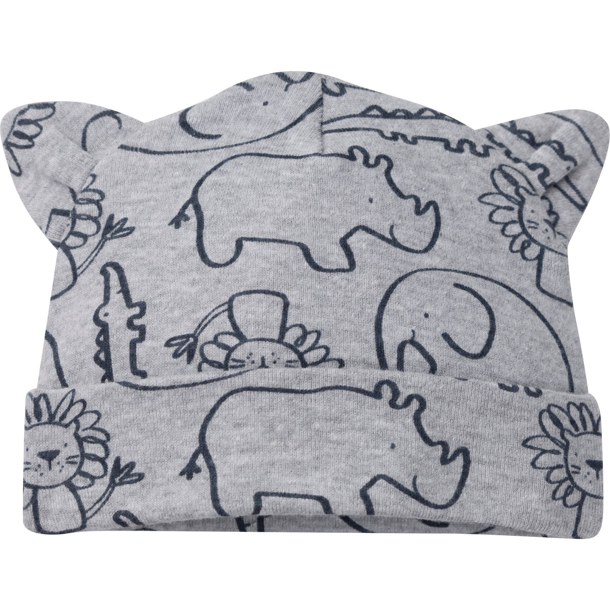 3-Piece Baby Boys Lion Onesies Bodysuit, Pant, & Cap Set, view 4