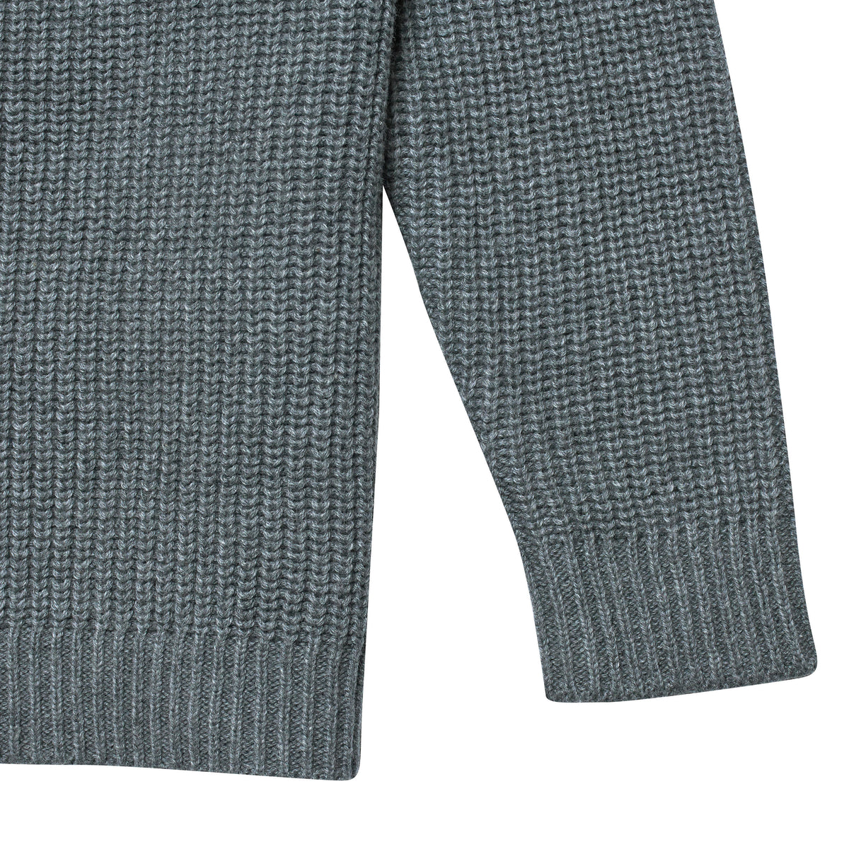 Infant & Toddler Boys Dark Gray Zip Front Sweater, view 2