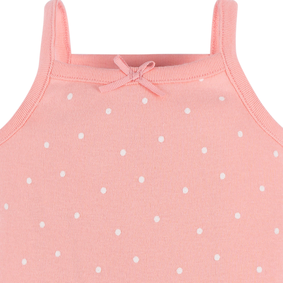 4-Pack Baby Girls Pink Flamingo Sleeveless Onesies Bodysuits, view 5