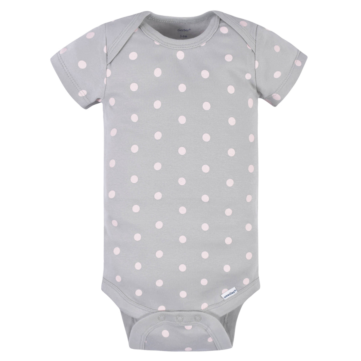 3-Pack Baby Girls Floral Short Sleeve Onesies Bodysuits, view 7