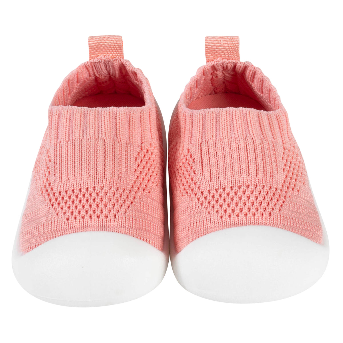 Baby Pink Stretchy Knit Slip-On Sneaker, view 3