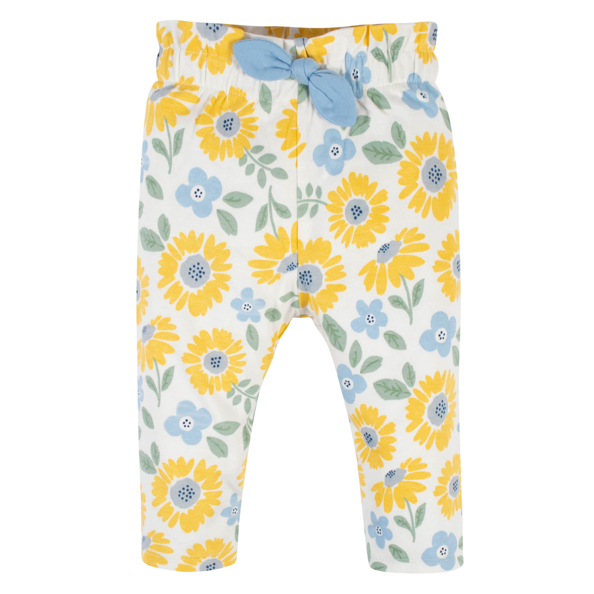 3-Piece Baby Girls Sunny Garden Onesies Bodysuit, Pants & Headband Set, view 5