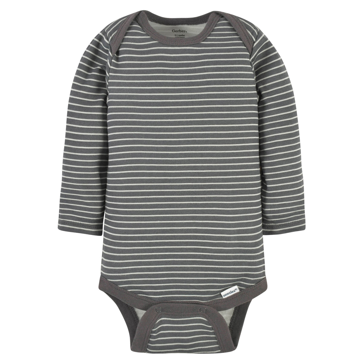 3-Pack Baby Boys Bears Long Sleeve Onesies Bodysuits, view 3