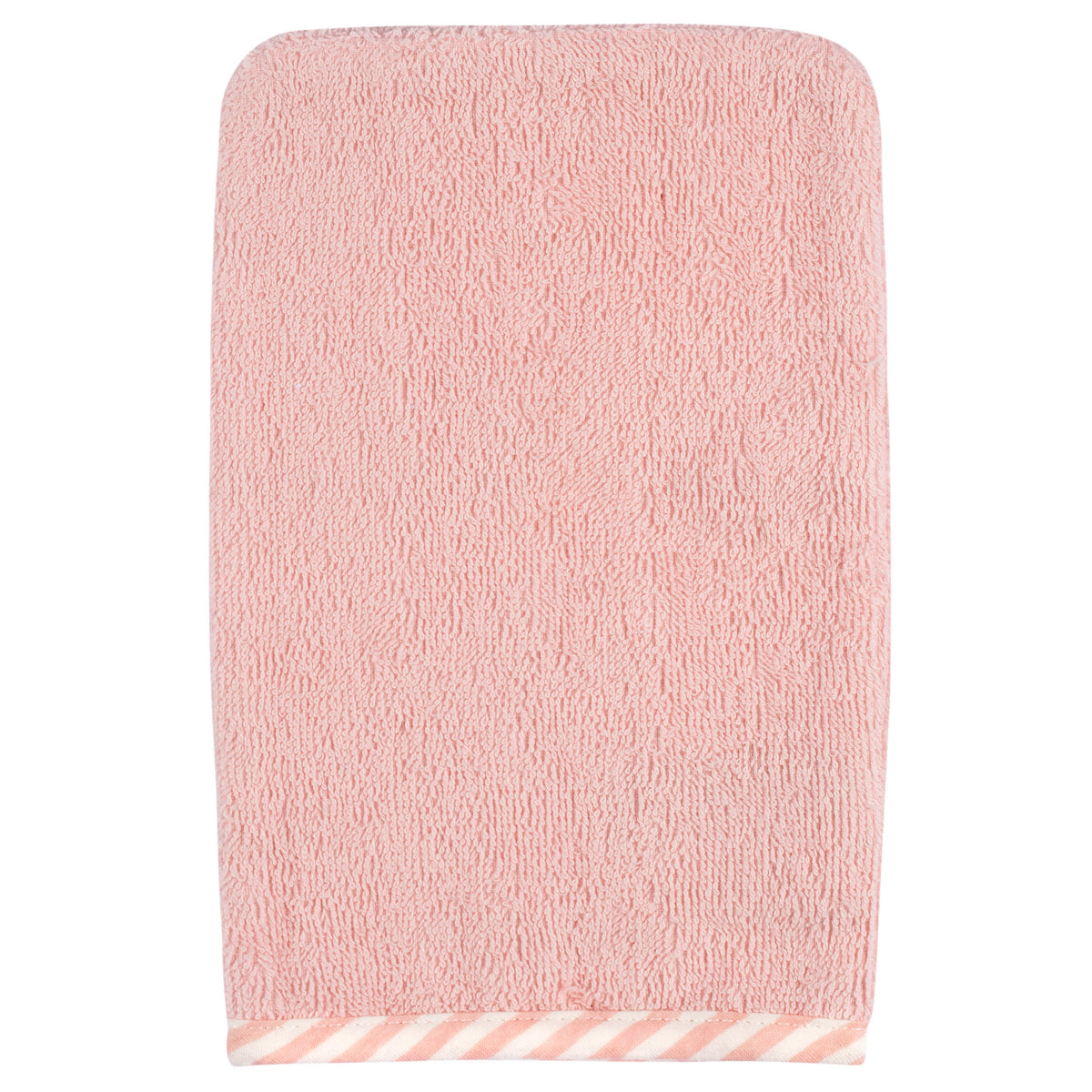2-Pack Baby Girls Kitty Floral Hooded Towel and Washcloth Mitt Set, view 3