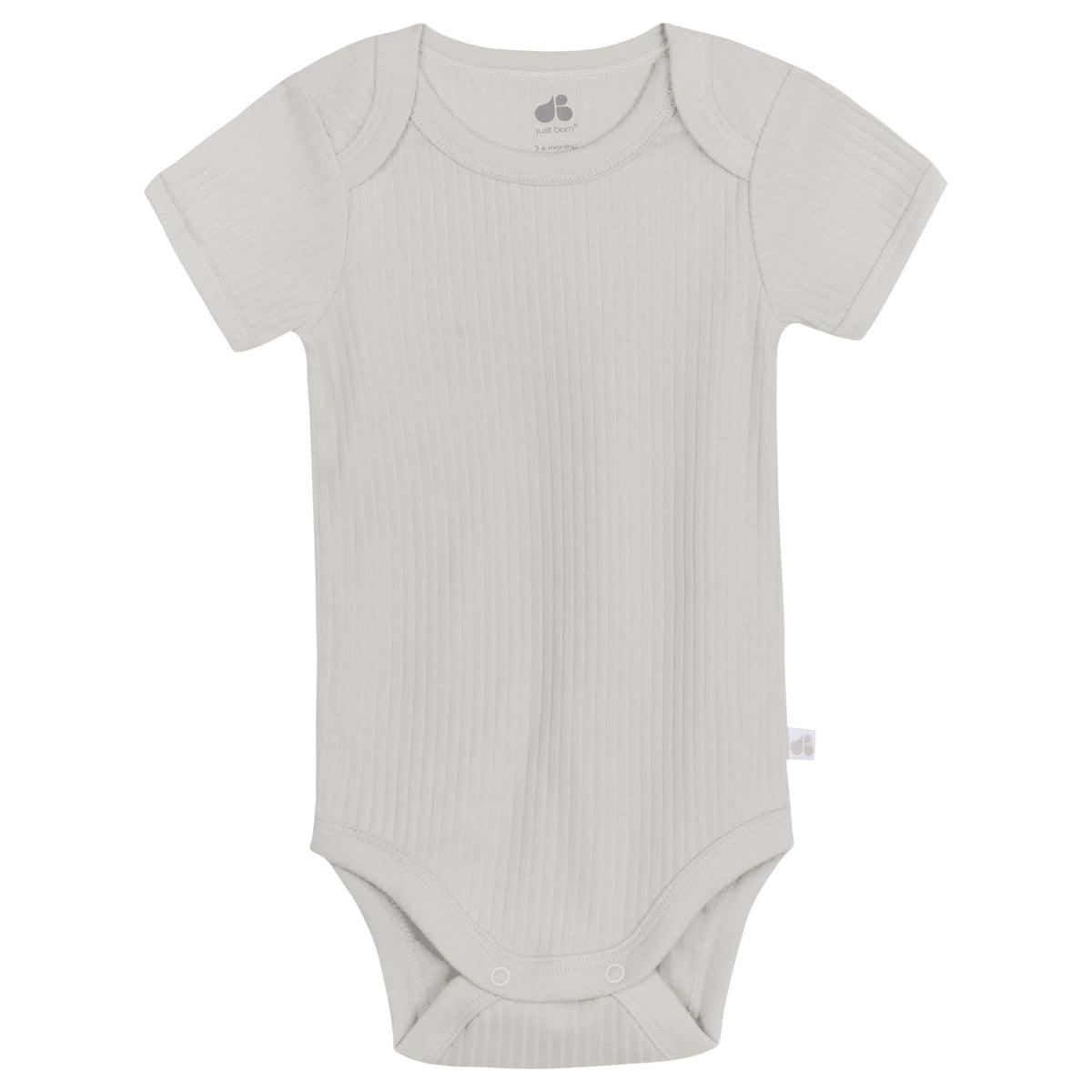 3-Pack Baby Neutral Natural Leaves Short Sleeve Bodysuits, view 8