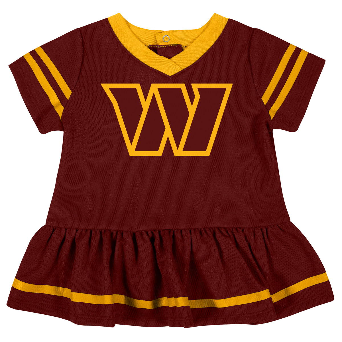 2-Piece Baby Girls Commanders Dress & Diaper Cover Set, view 3