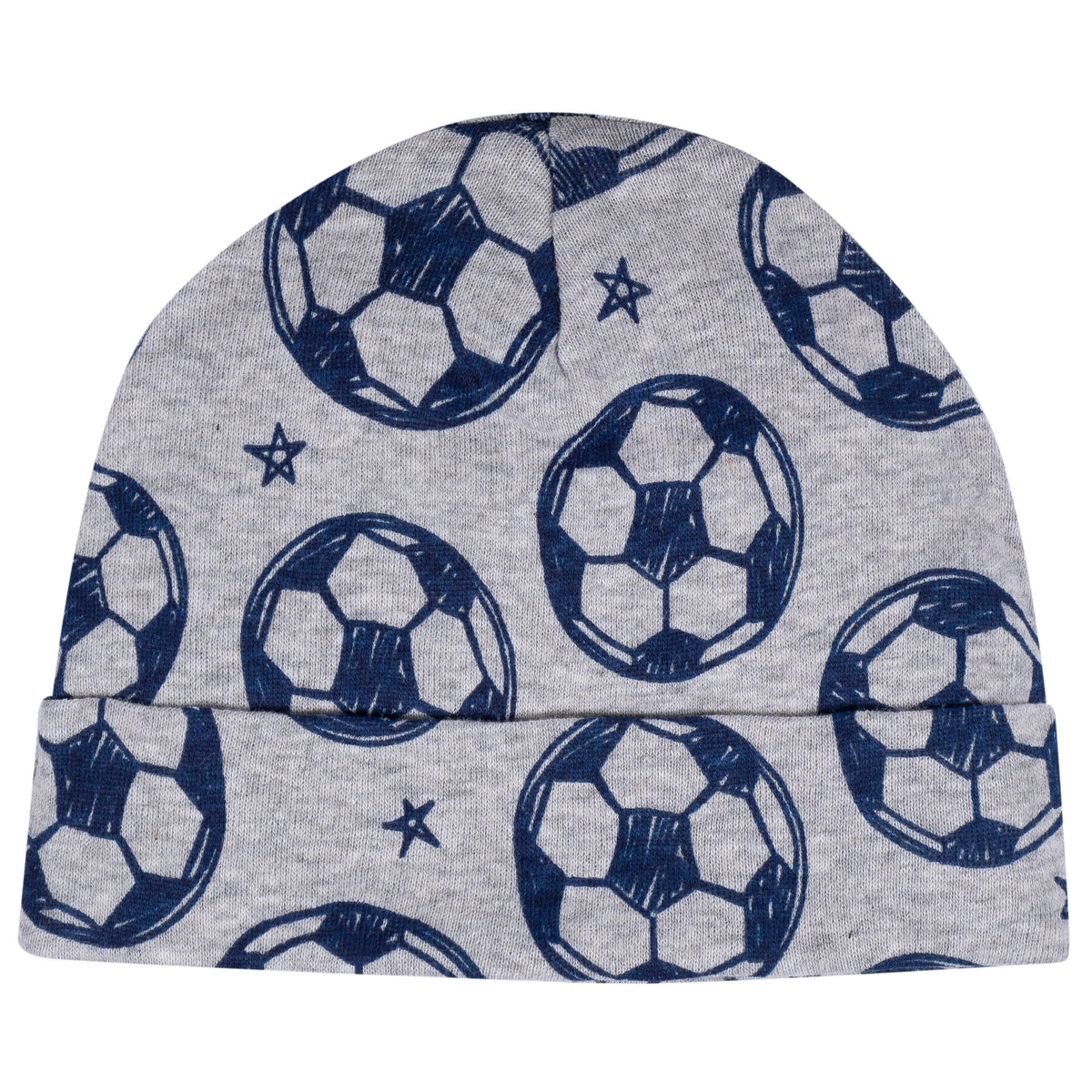 8-Piece Baby Boys All Star No Scratch Mittens & Caps Set, view 6
