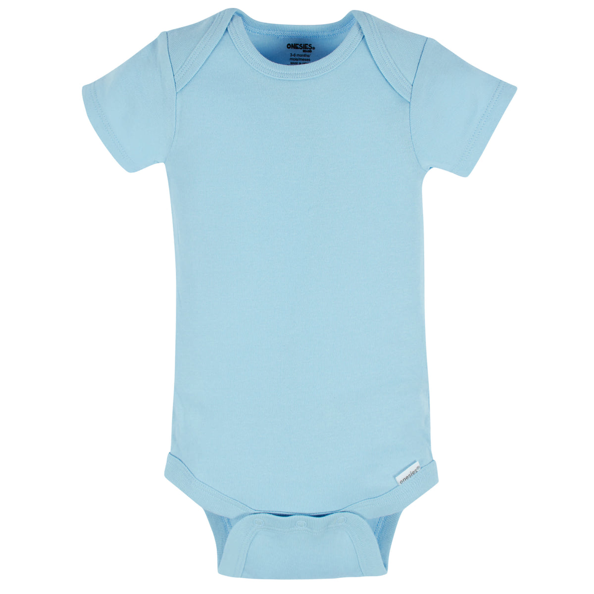 8-Pack Baby Neutral Classic Rainbow Short Sleeve Onesies Bodysuits, view 5