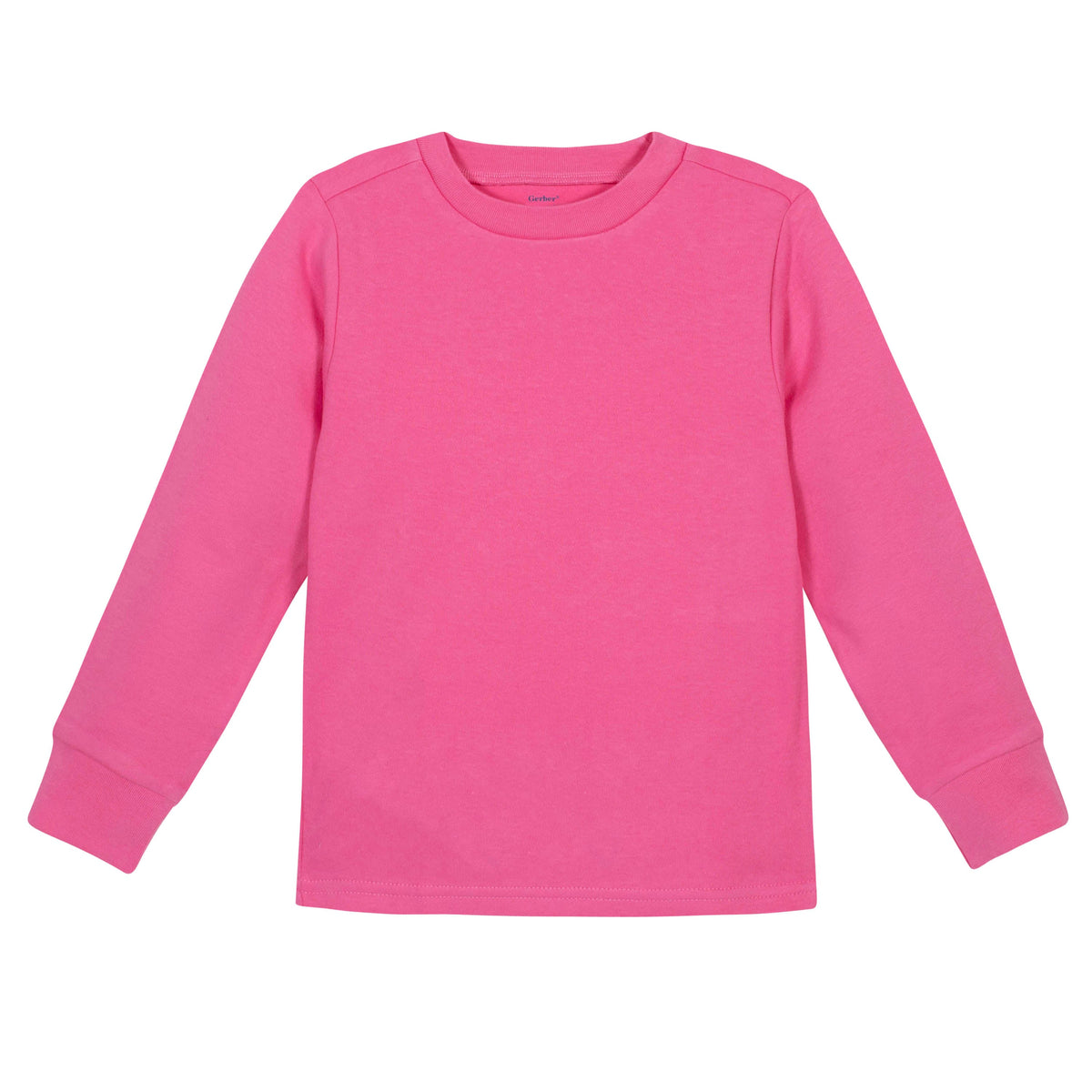 Premium Long Sleeve Tee in Hot Pink