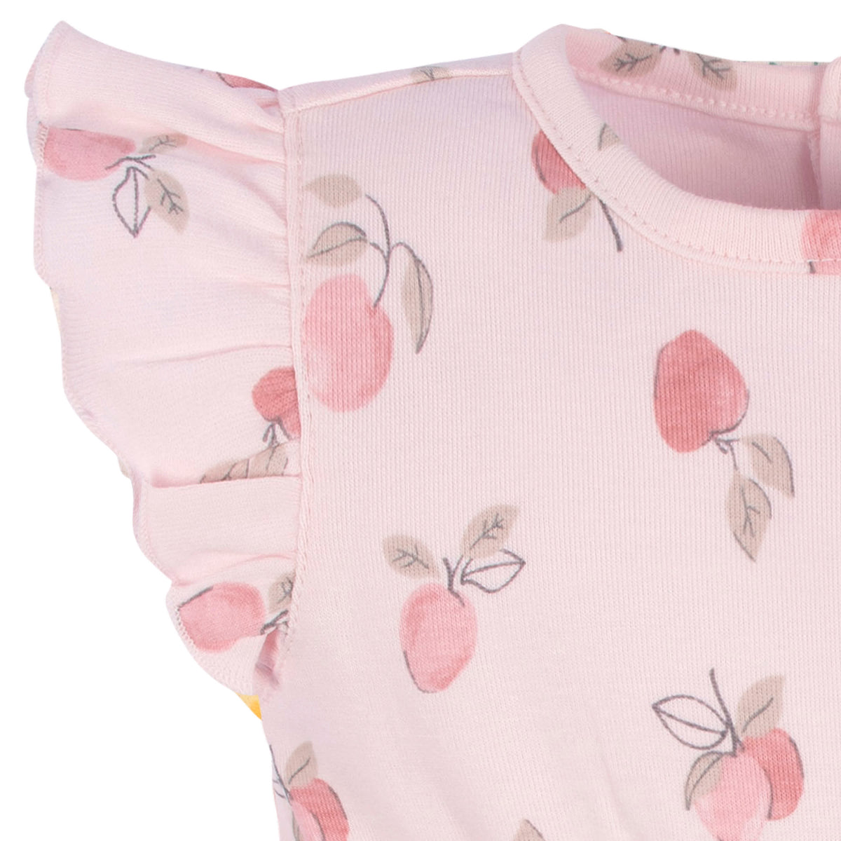Baby Girls Appley Sweet Romper, view 4