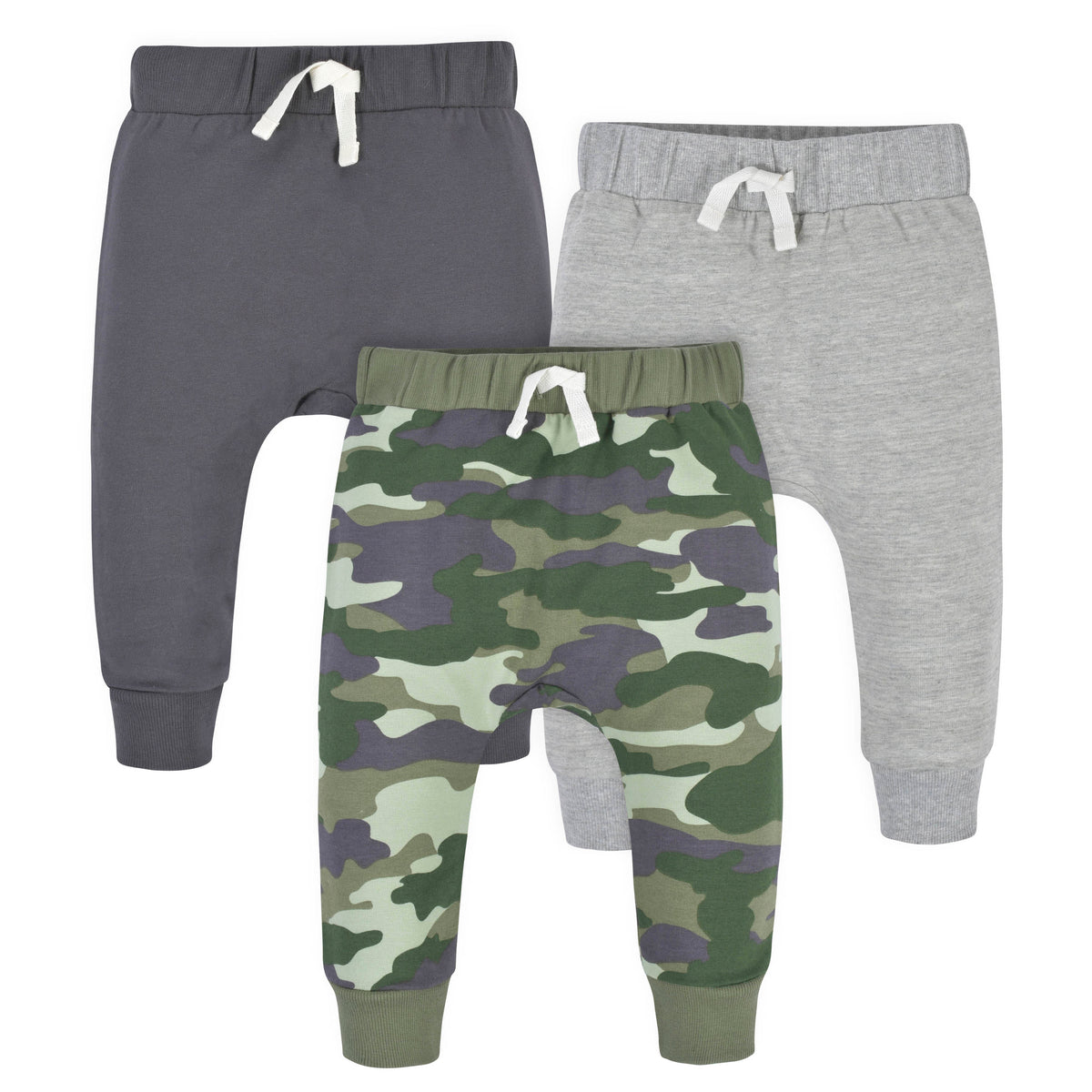 3-Pack Baby and Toddler Boys Camo Premium Jogger