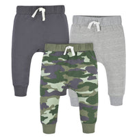 3-Pack Baby and Toddler Boys Camo Premium Jogger
