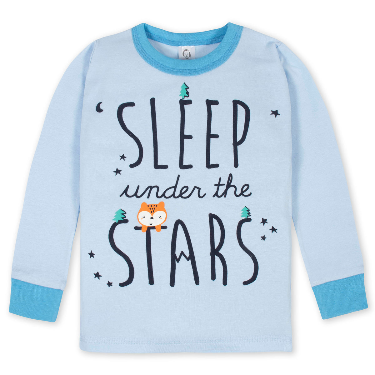 4-Piece Boys Camping Cotton Pajamas, view 2