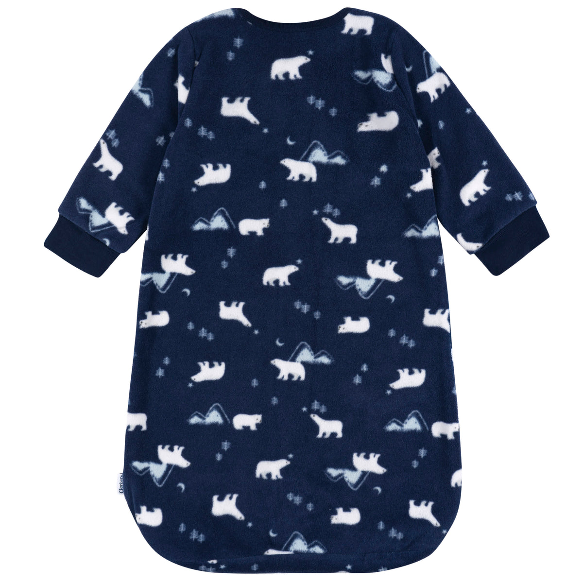 Baby Neutral Polar Bears Wearable Blanket, view 4