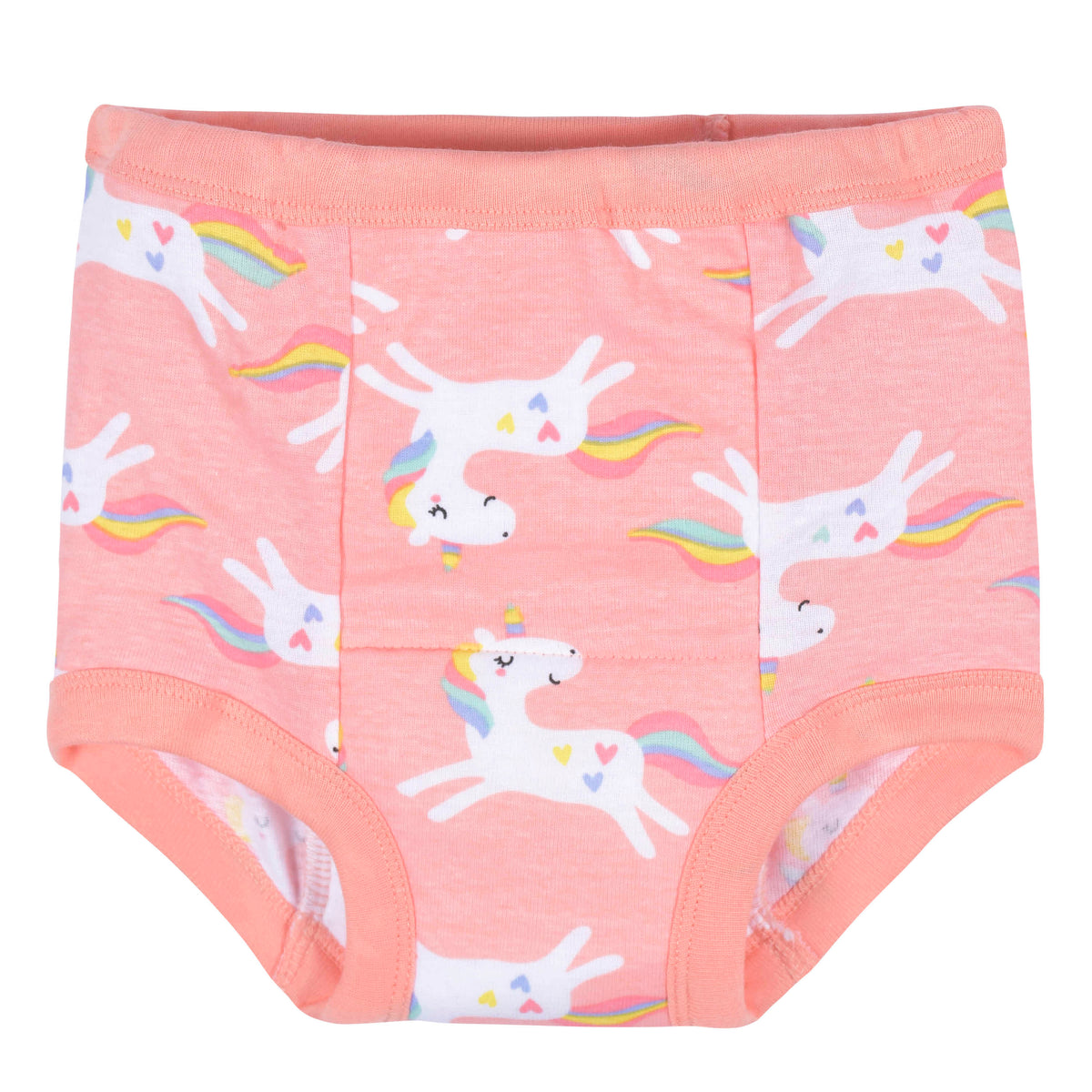 4-Pack Toddler Girls Unicorns & Dots Training Pants, view 2