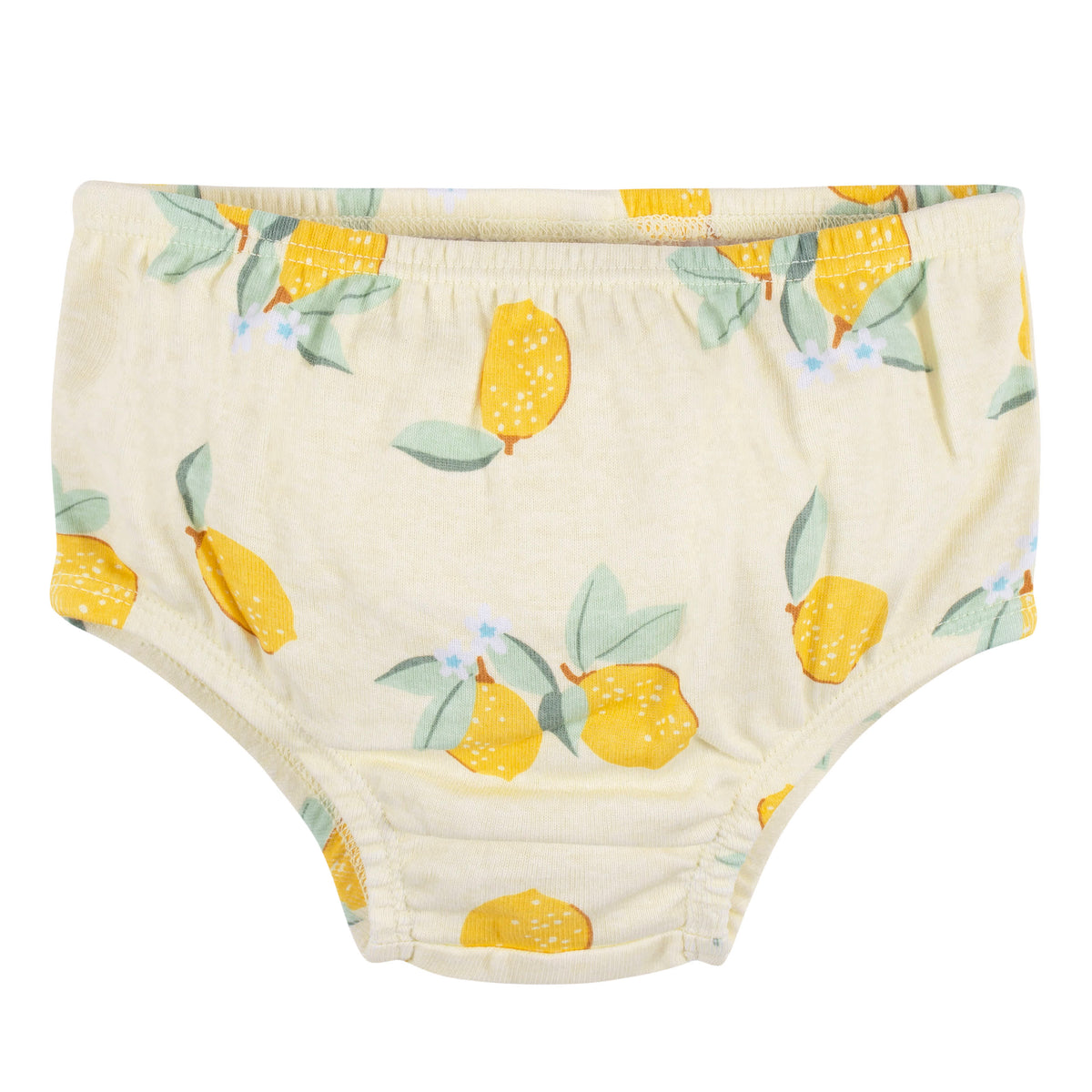 3-Piece Baby & Toddler Girls Little Lemon Dress, Diaper Cover & Headband Set, view 5