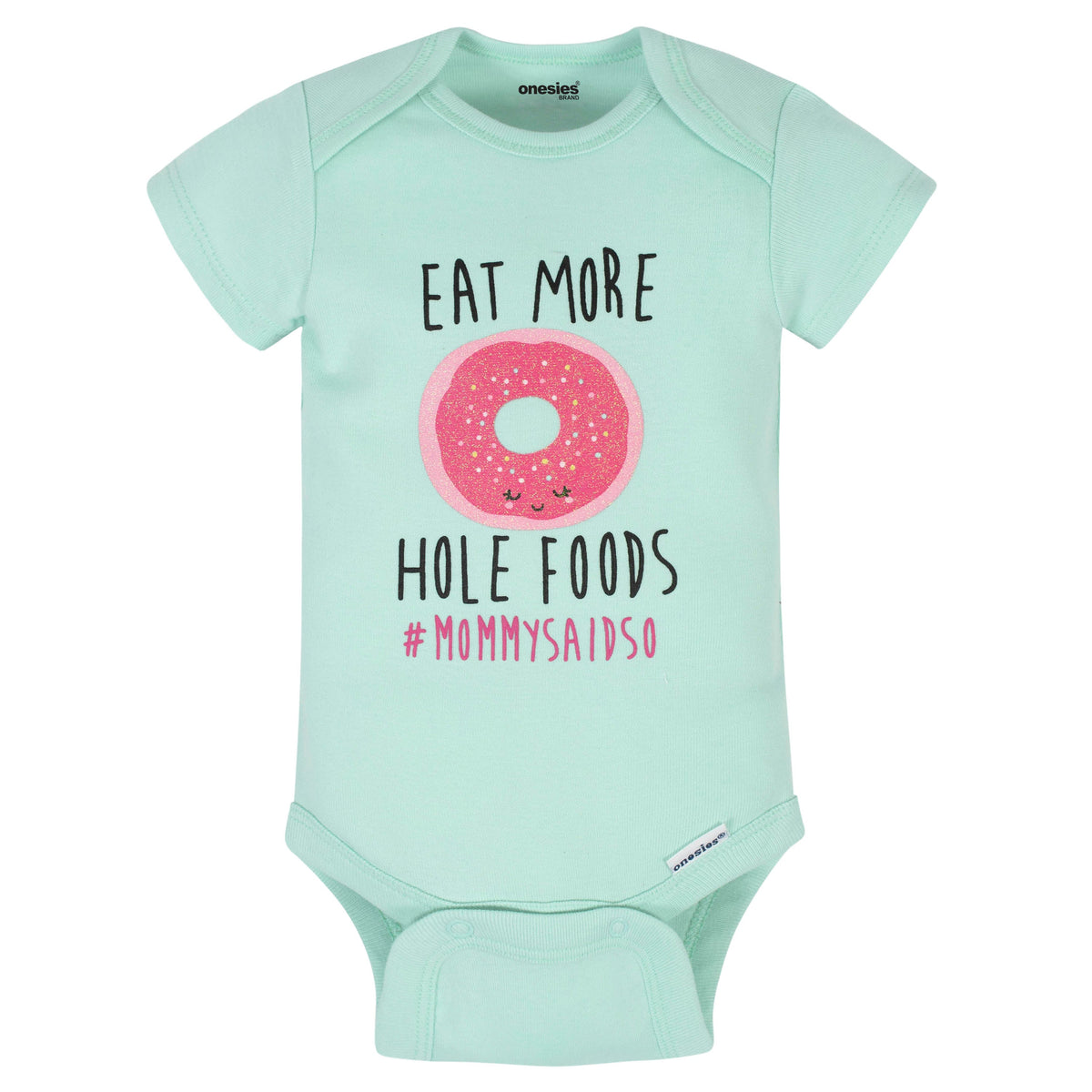 6-Piece Baby Girls Donut Onesies Bodysuit & Pant Set, view 2