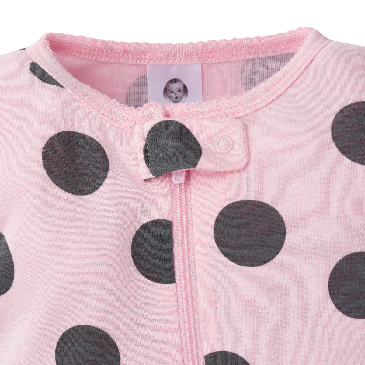 2-Pack Girls Bunny Snug Fit Footed Cotton Pajamas, view 2