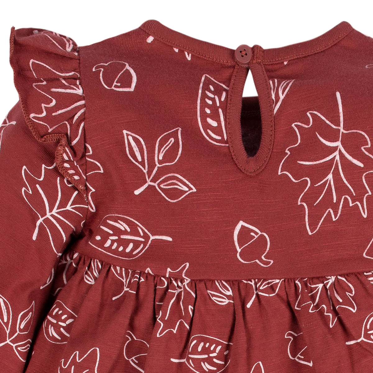 2-Pack Baby & Toddler Girls Leaves Babydoll Dresses, view 4