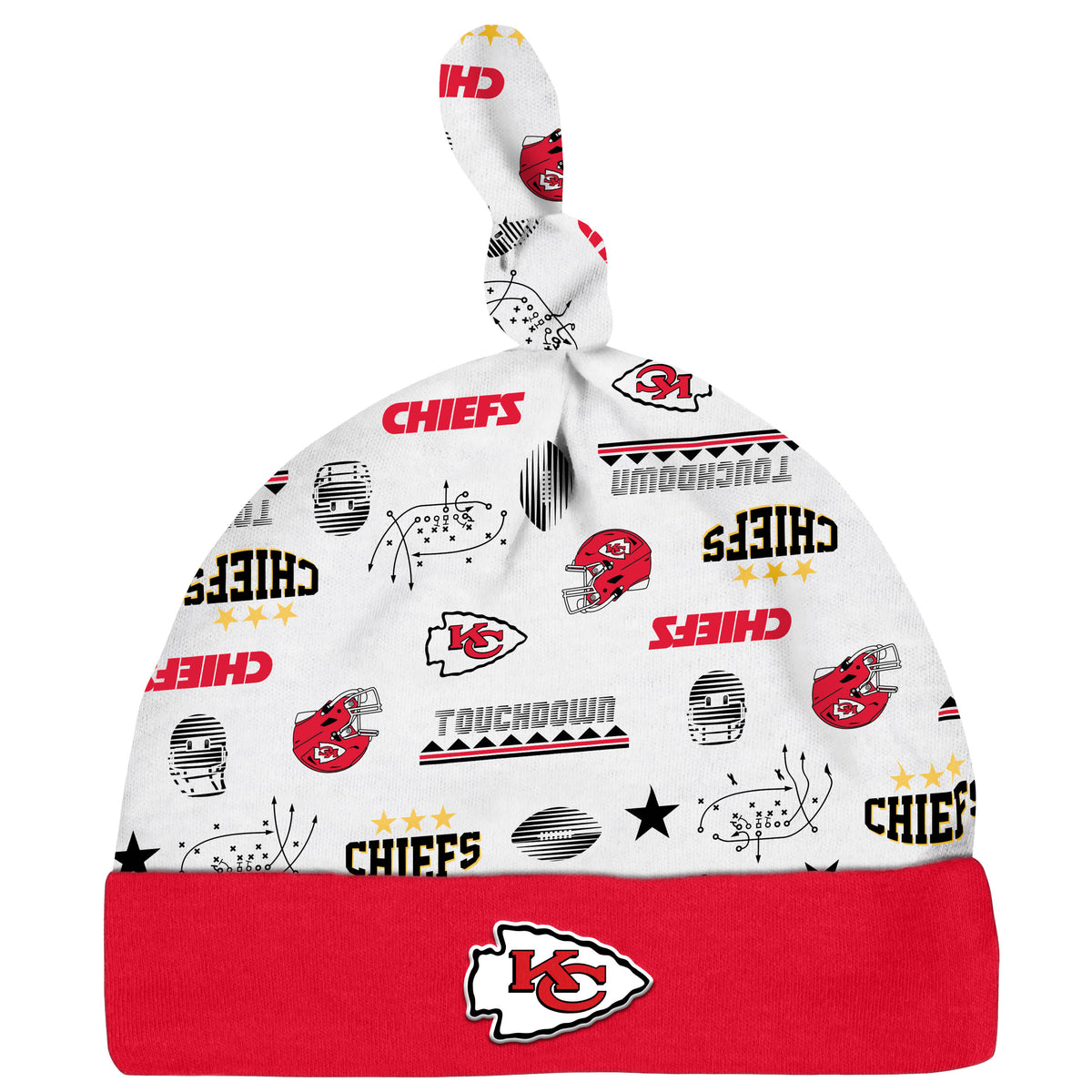 3-Piece Baby Boys Kansas City Chiefs Bodysuit, Sleep 'N Play & Cap Set, view 4